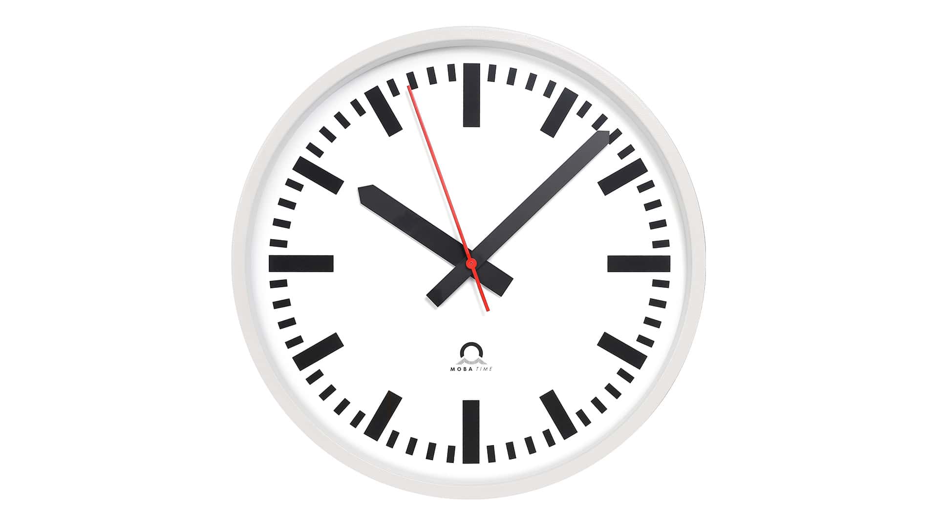 Mobatime watch SBB. Barcode Shaped Clock. Clock CSS PNG. Сайт часы 5
