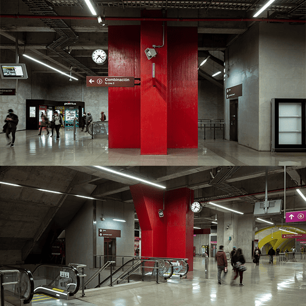 Swiss railway clocks for Ñuñoa