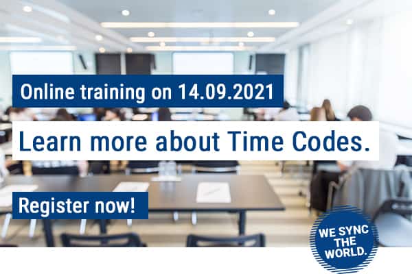 Online Training on 14.09.2021 Learn more about time codes