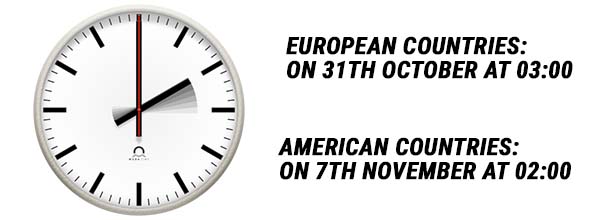 Track the time changeover