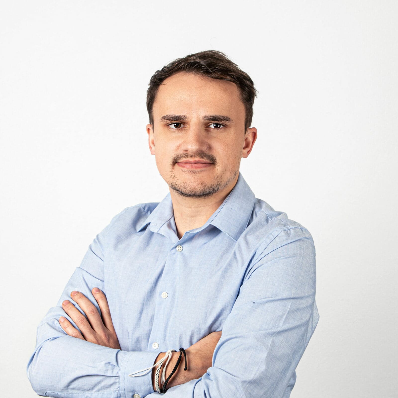 Professional portrait of Marco Zihlmann from MOBATIME