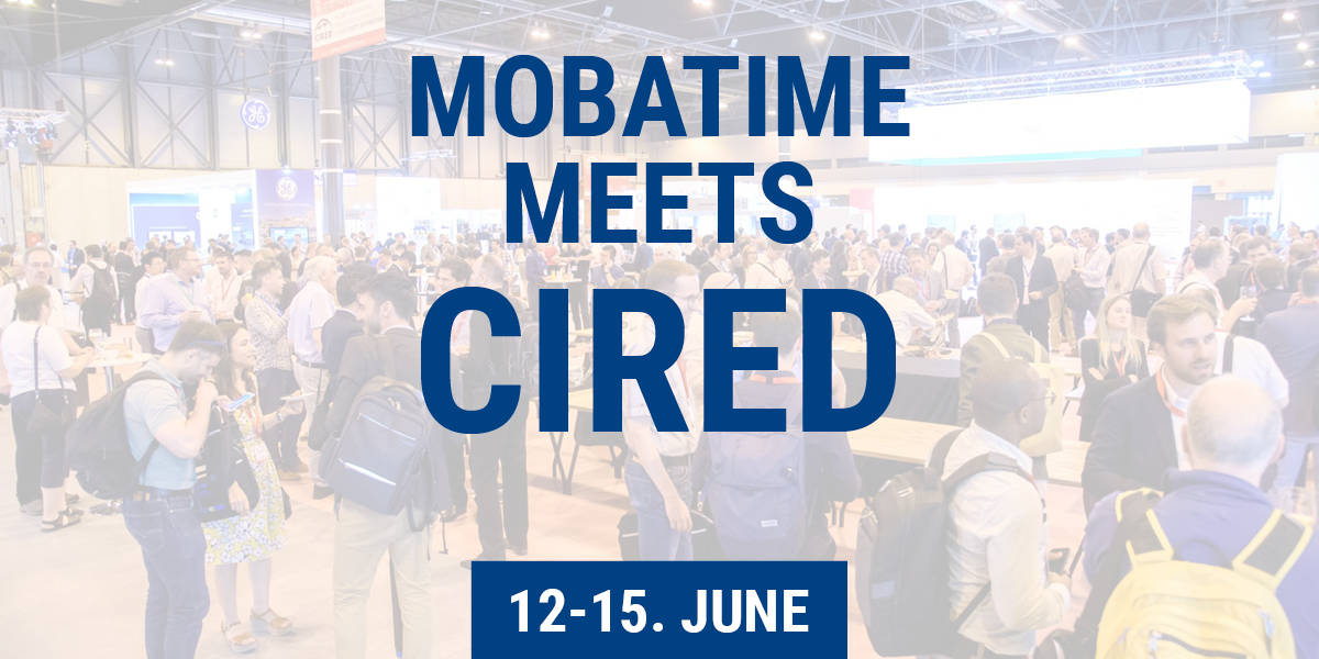 MOBATIME exhibition at the CIRED 2023 conference