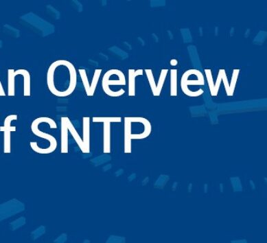 Image explaining the definition of SNTP (Simple Network Time Protocol) with engaging graphics and text overlays.