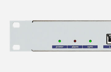 Mobatime DTS 4132.timeserver time server front view DCF IRIG NTP synchronization