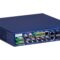 DTS 4163.grandmaster PTP Time Server, fiber interfaces, 3/4 perspective