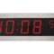 Mobatime SLH-DC, indoor digital clock with stainless steel housing