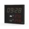 Mobatime DT Digital Clock with time grey time display and red air and water temperature