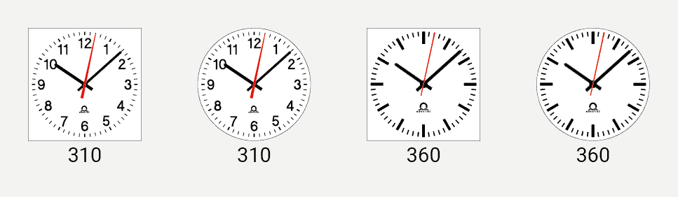 Analogue Indoor Clock Moderna