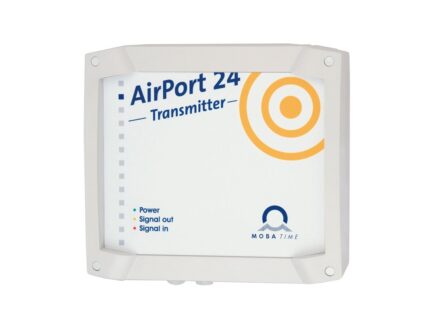 Front view of the Airport24 transmitter