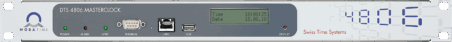Mobatime DTS 4806.masterclock, vue de face, Disply Time Date, NTP