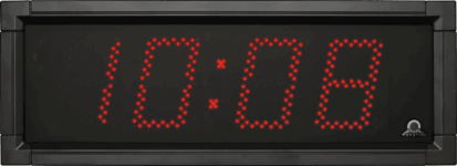 Mobatime DSC-100-4-fi reloj digital de exterior hora fecha temperatura