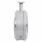 Mobatime Metroline  outdoor analgue clock, side view, metallic case, 