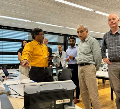 L'équipe de Mobatime assure la formation