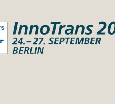 Logotipo InnoTrans 2024 en fondo beige