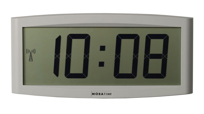 Mobatime CRISTALTIME_front indoor digital clocl time date weekdays temperature