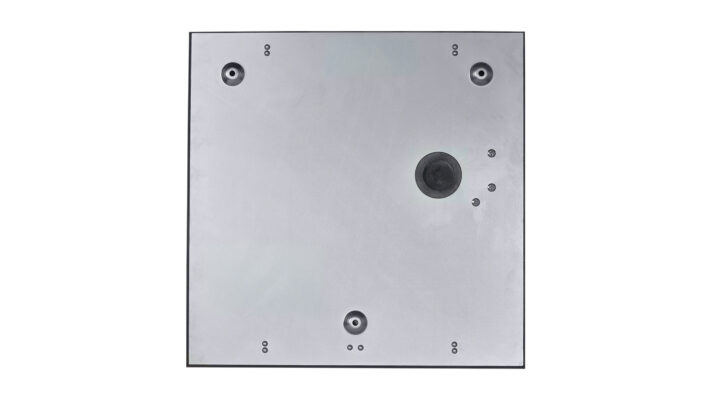 Mobatime DA57_2 indoor digital clock time date temperature black housing