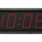 Mobatime DSC-100-4-1 reloj digital exterior carcasa negra