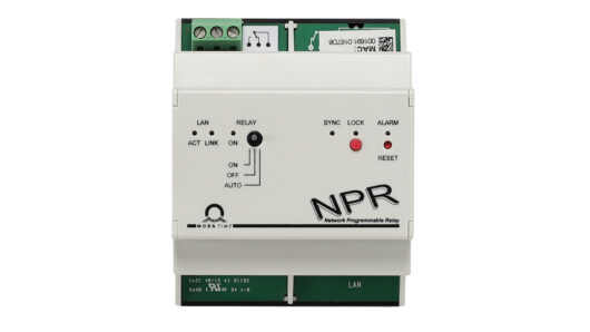 Mobatime NPR-1 network programmable relay front view