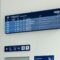 LED Passenger Information System in an indoor area