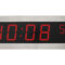 Mobatime SLH-DC, horloge numérique d'intérieur avec boîtier en acier inoxydable