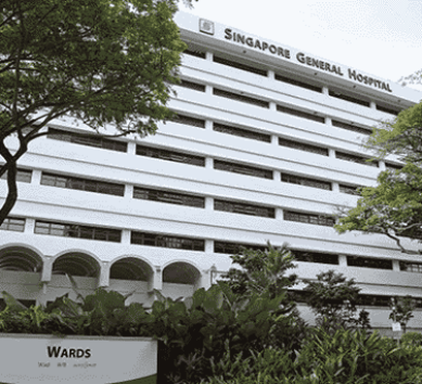 General Hospital Singapore, Front view
