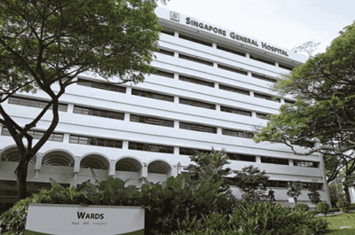 General Hospital Singapore, Front view