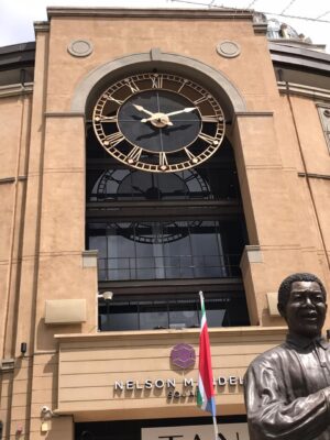 Nelson Mandela Square - Facade Clock