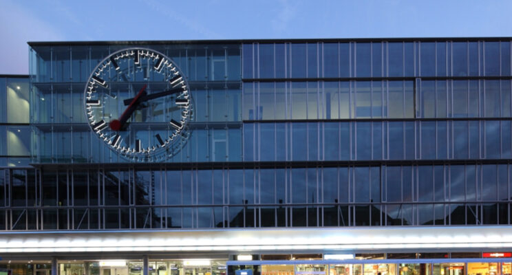 Mobatime large clocks facade clock outdoor