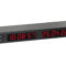 Photograph of the DC-20 digital clock display by MOBATIME