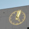 Outdoor, illuminated Facade Clock from MOBATIME